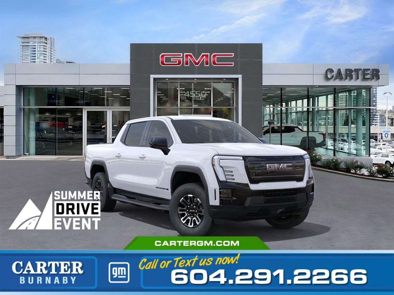 New 2026 GMC Sierra EV ELEVATION E4WD | UP TO 740 KM. RANGE/PREFERRED EQ for sale in Burnaby, BC