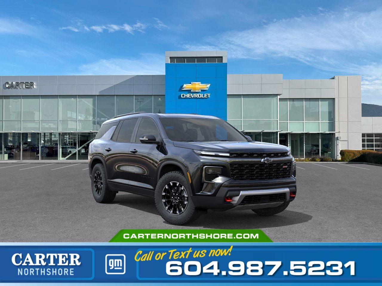 New 2026 Chevrolet Traverse Z71 AWD | Alum Blk Wheels/Adpt Cruise/Pwr Liftgate for sale in North Vancouver, BC