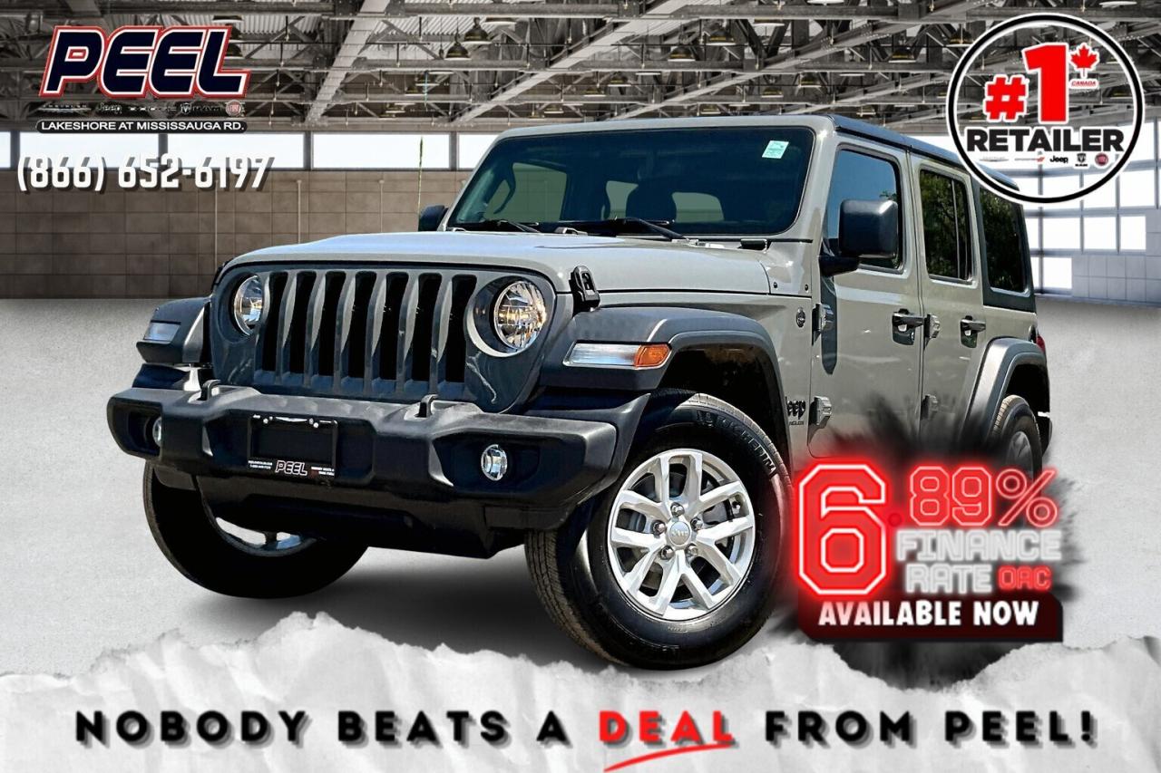Used 2023 Jeep Wrangler SportS 4Dr | Cold Weather | NAV Alpine | Tow |4X4 for sale in Mississauga, ON