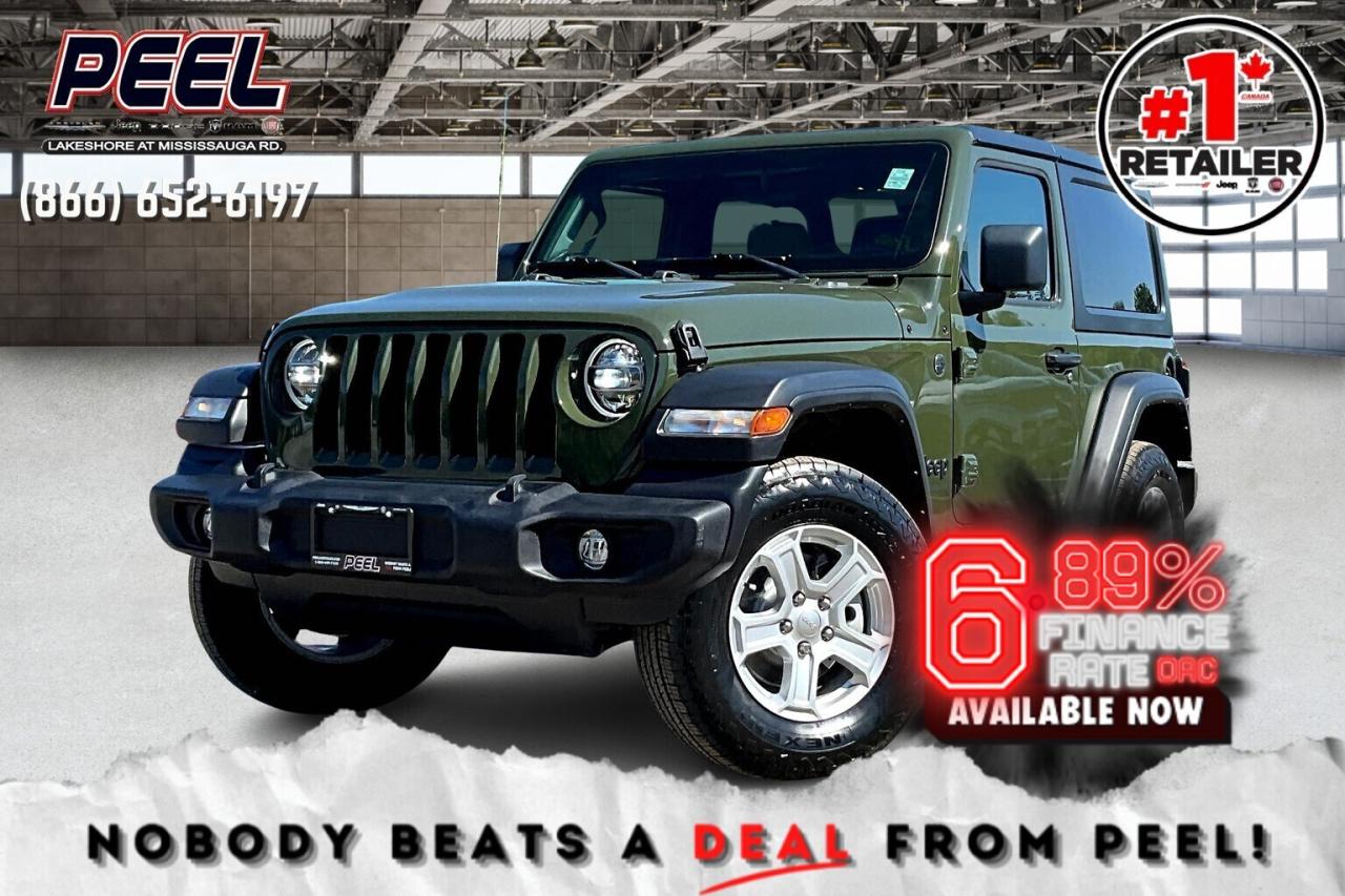 Used 2022 Jeep Wrangler Sport S 2Dr | Cold Weather | Safety Grp | Tow |4X4 for sale in Mississauga, ON