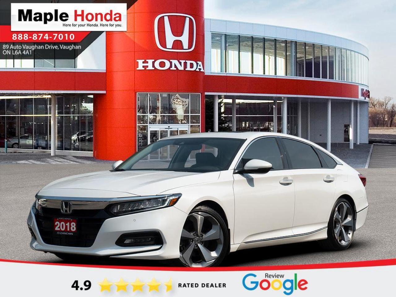 Used 2018 Honda Accord Sedan Leather Seats| Navigation| Sunroof| Blind Spot Sen for sale in Vaughan, ON