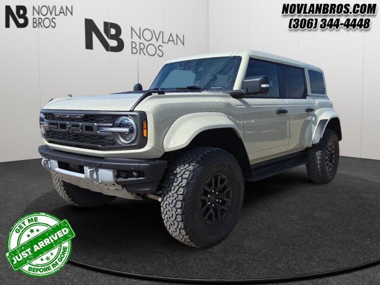 New 2025 Ford Bronco Raptor  - Leather Seats for sale in Paradise Hill, SK