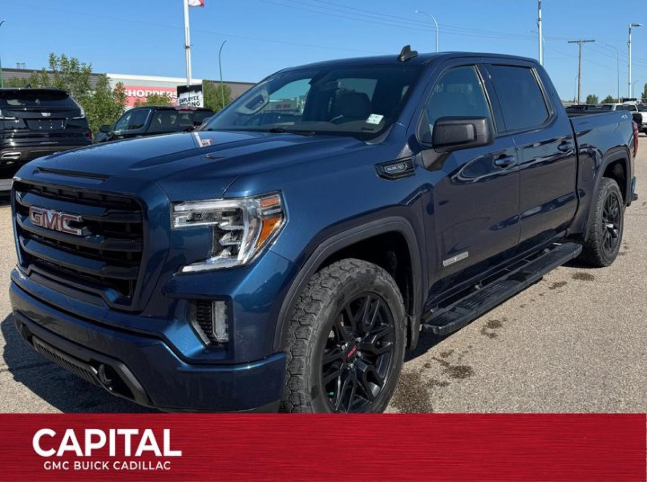 The All New GMC Sierra has been redefined from Hood to Hitch. This 4WD Blue Sierra is a Crew Cab Pickup with a Gas V8 5.3L/ engine and interior color. Direct injection, active fuel management, and variable valve timing form the foundation of the EcoTec3 engines. Sierra sets the new standard in truck interiors with triple door seals, thicker insulation, and durable, soft-touch instrument panel materials. Attention to detail and quality makes the Sierra stand out. New dual density foam seat cushions improve comfort and reduce wrinkling with age. Rear seating space has improved with larger rear doors to provide ease of entry and exit.The Sierra is set apart with details such as standard halogen projector headlights and integrated corner steps. The new Sierra makes more use of High Strength steel in its fully boxed hydroformed frame than previous generations, with 2/3s of the Cab using High-Strength Steel. Larger axles and shear body mounts further reduce vibration and deliver a smoother ride. New, exclusive corrosion-resistant Duralife brake rotors come standard. Sierra is backed by a 60,000 km / 3 year base warranty and a 160,000 km / 5 year Powertrain warranty, the longest in its class. 24/7 Roadside Assistance is included at no extra charge for 5 years or 160,000 km. Drive the Sierra today to see for yourself how it truly has no peer! Check out this vehicles pictures, features, options and specs, and let us know if you have any questions. Helping find the perfect vehicle FOR YOU is our only priority.P.S...Sometimes texting is easier. Text (or call) 306-801-9090 for fast answers at your fingertips!Dealer License #914248Disclaimer: All prices are plus taxes & include all cash credits & loyalties. See dealer for Details. Dealer Permit # 914248