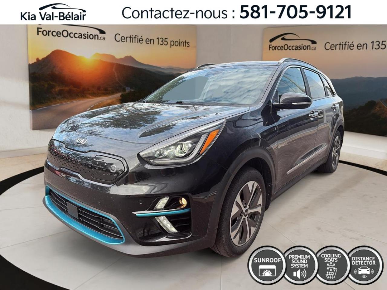 Used 2021 Kia NIRO SX EV A/C * CUIR * 385 KILOS * TOIT * GPS * for sale in Québec, QC