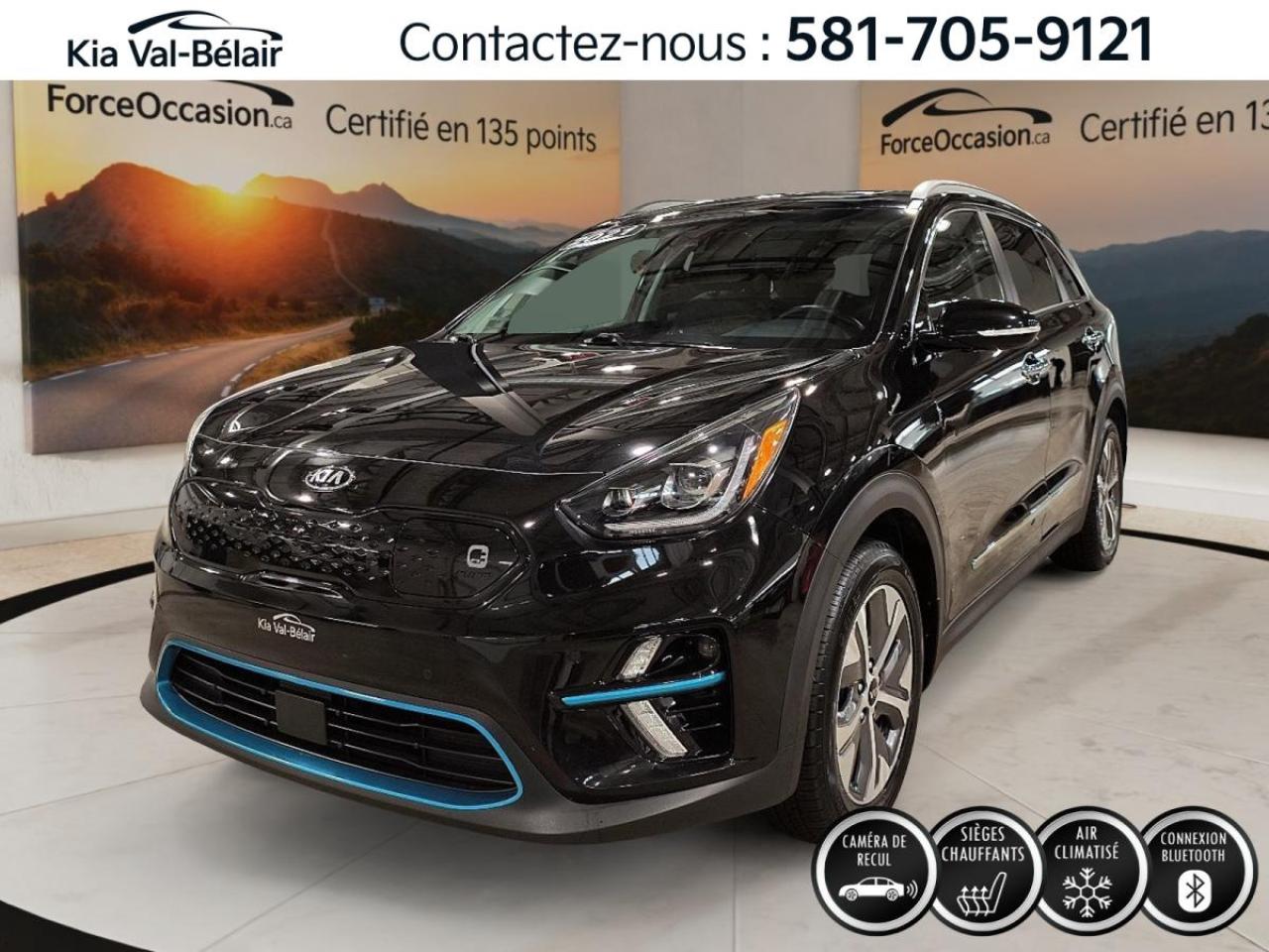 Used 2021 Kia NIRO SX EV A/C * CUIR * 385 KILOS * TOIT * GPS * for sale in Québec, QC