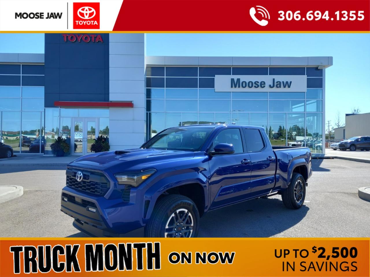 New 2025 Toyota Tacoma **RUNNING BOARDS AND TONNEAU COVER*** for sale in Moose Jaw, SK