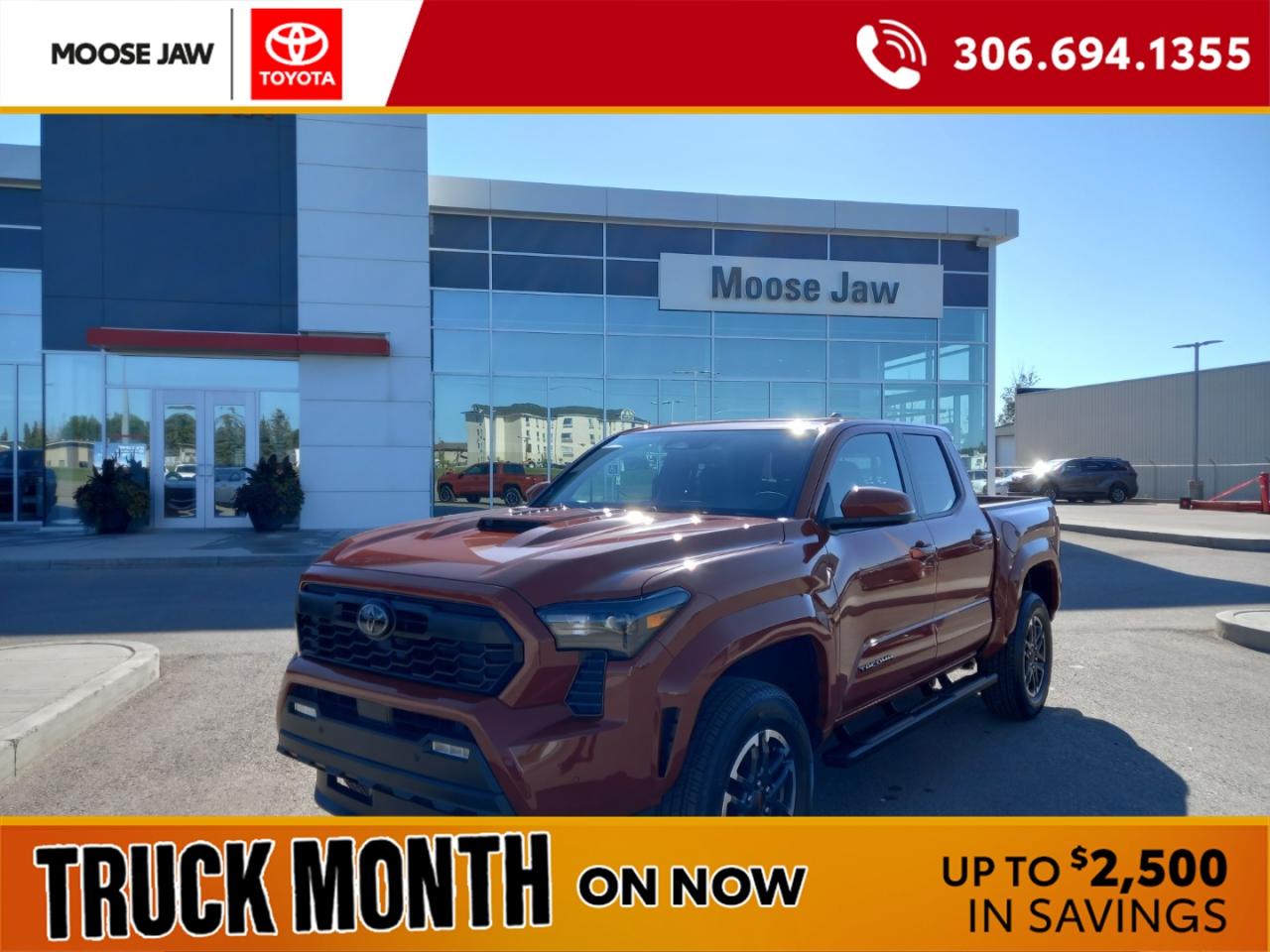 New 2025 Toyota Tacoma *TRD RUNNING BOARDS* TONNEAU COVER* CONSOLE VAULT* LIGHT UP FRONT EMBLEM* for sale in Moose Jaw, SK