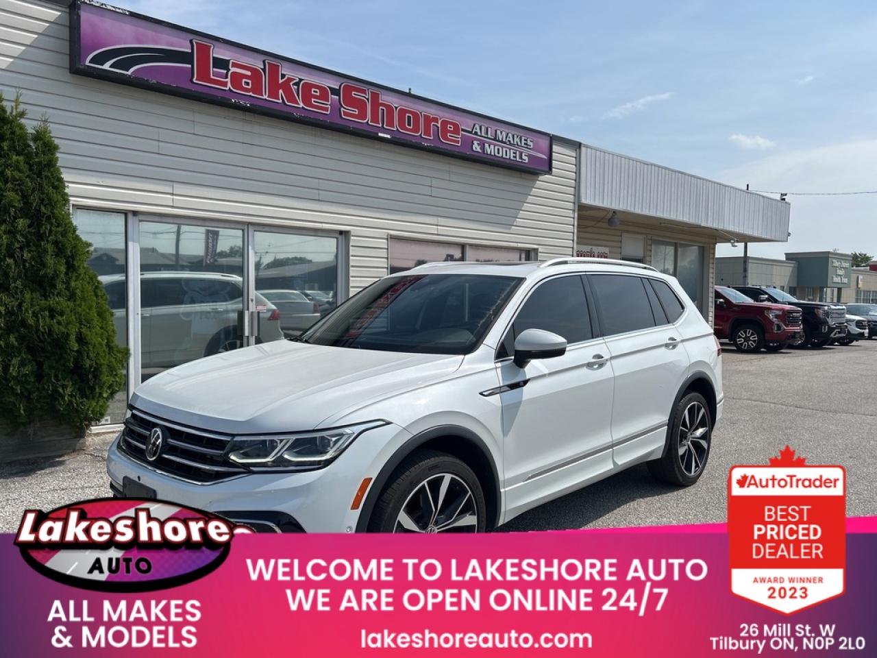 Used 2022 Volkswagen Tiguan Highline R-line for sale in Tilbury, ON