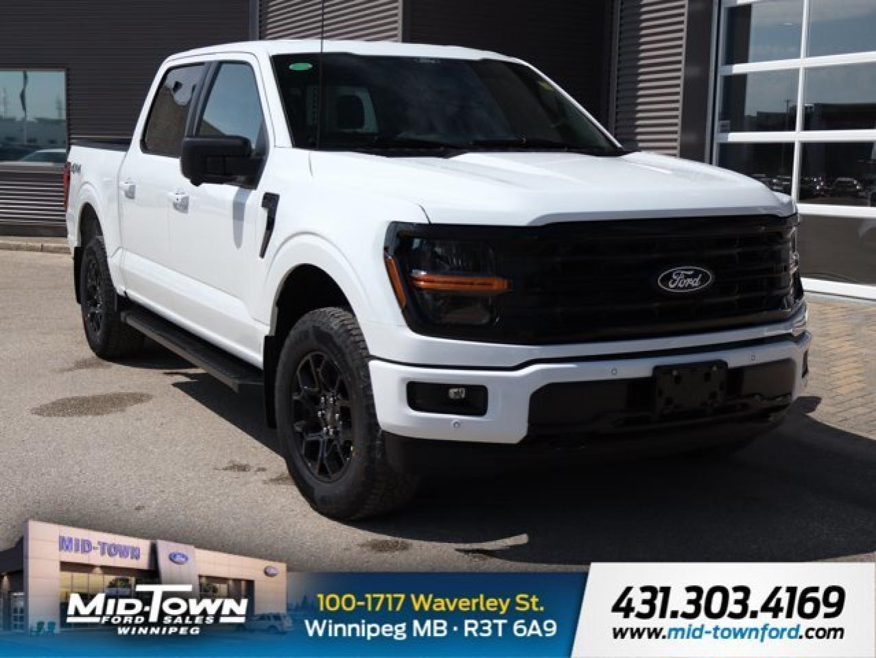 New 2025 Ford F-150 XLT | Black Appearance Package | Blis Cross Traffic for sale in Winnipeg, MB