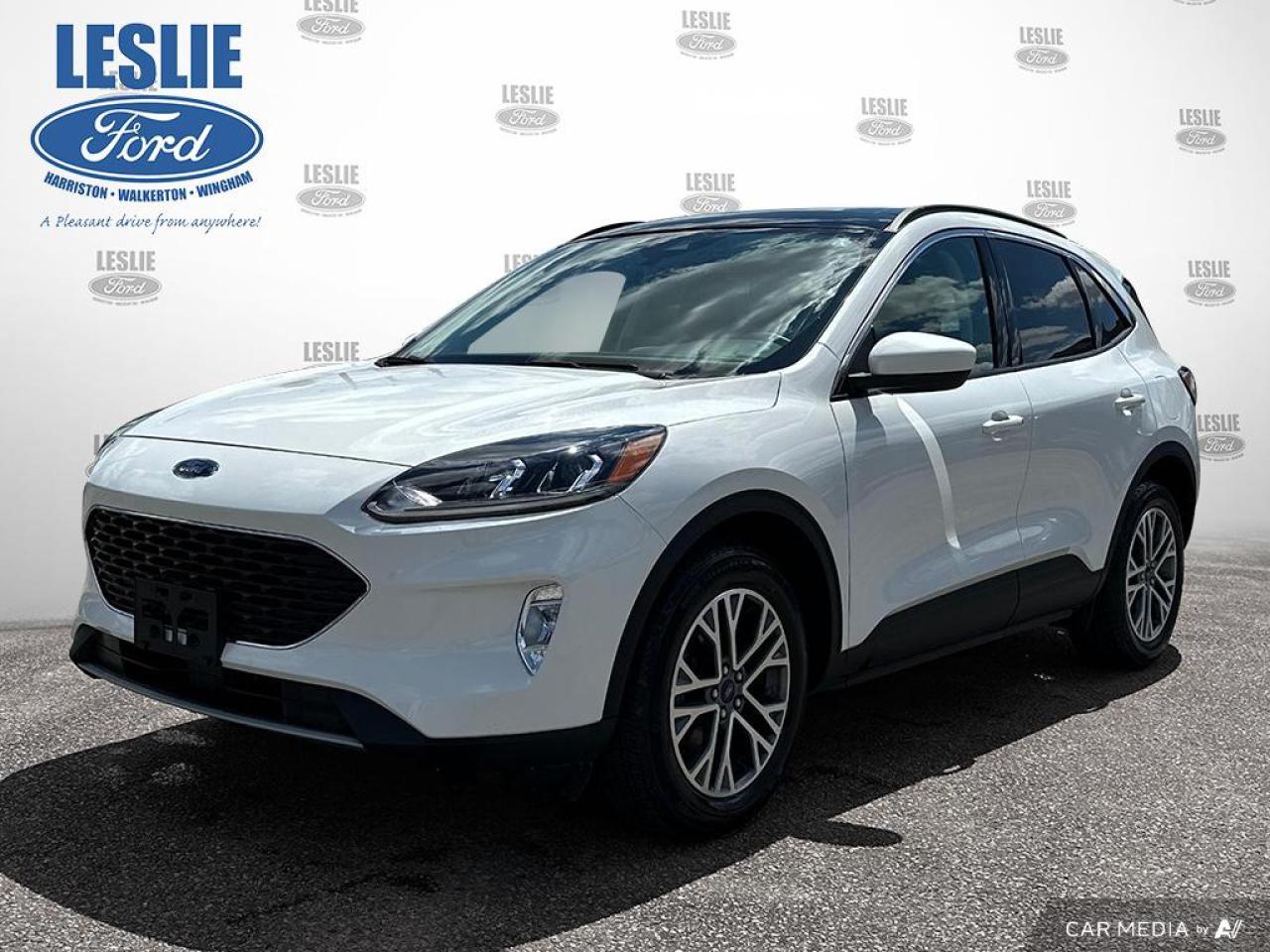<p>This one owner, accident free trade includes:</p><p>- Heated Front Seats<br />- Heated Steering Wheel<br />- Remote Start<br />- Reverse Camera<br />- Keyless Entry with Push Button Start<br />- Panoramic Vista Roof<br />- Power Liftgate<br />- Adaptive Cruise Control<br />- Auto High Beams<br />- Lane Keeping System</p><p dir=ltr>Family Owned and Operated Since 1966!<br />- CHECK OUT WWW.LESLIEMOTORS.COM FOR OUR COMPLETE INVENTORY!</p><p dir=ltr>- Fully inspected by our Ford-trained technicians<br />- Ford Diamond Award Winner for Customer Satisfaction!!<br />- Hassle free purchase experience dealing with one person only!<br />- Three locations to serve you better in Harriston, Wingham and Walkerton.<br />- Toll Free Number- 1-(833)-357-3460<br />- Please call ahead if youre traveling as our inventory moves between stores </p><p> </p>