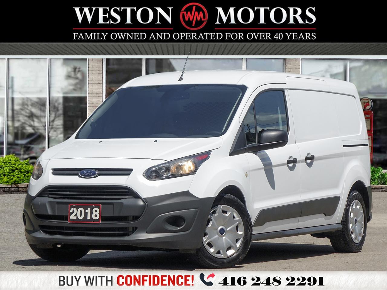 2018 Ford Transit Connect XL*REV-CAM*PWR WINDOWS & LOCKS*SHELVING*DUAL DOORS