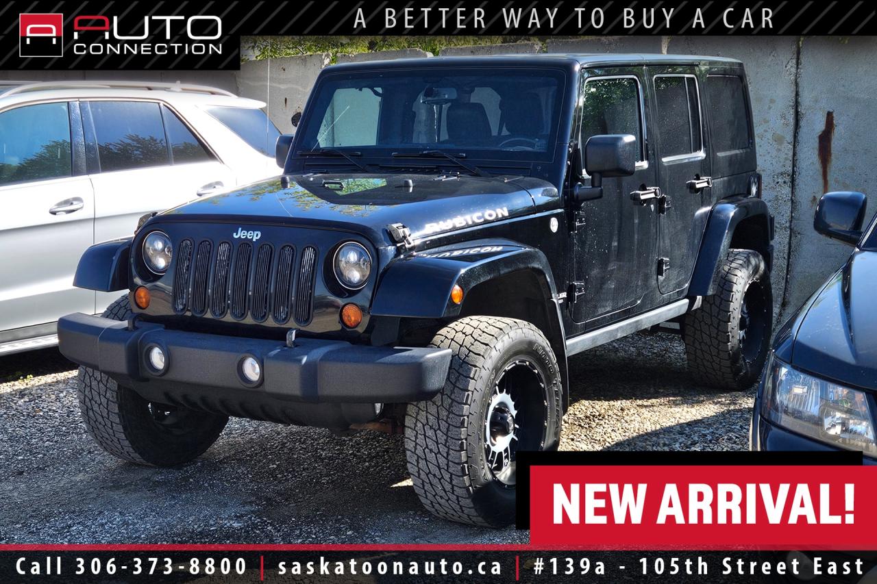 Used 2013 Jeep Wrangler Unlimited Rubicon - LOW KMS - SK VEHICLE - NAVIGATION - LEATHER for sale in Saskatoon, SK