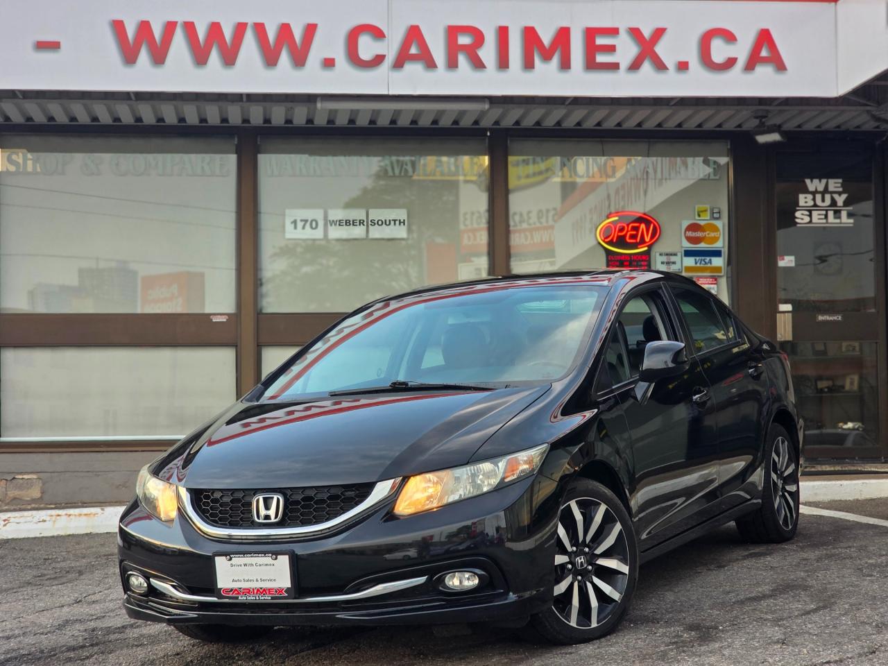 Used 2013 Honda Civic Touring AUTO NOT CVT! | LOW KMS | ACCIDENT FREE for sale in Waterloo, ON
