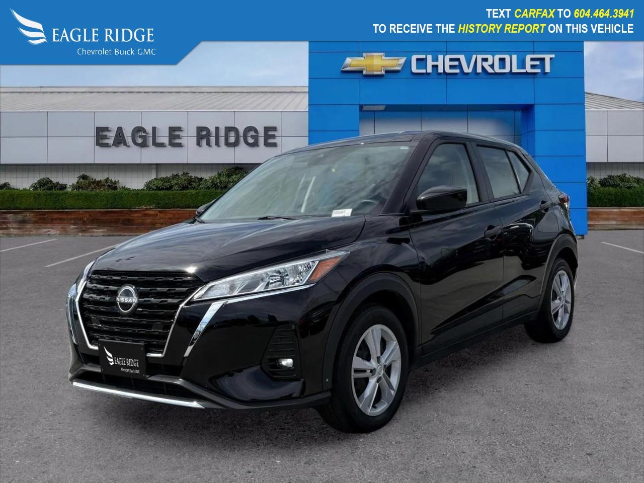 Used 2024 Nissan Kicks Overhead airbag, Passenger vanity mirror, Power steering, Power windows, Remote keyless entry, Sport steering wheel, Steering wheel mounted audio controls for sale in Coquitlam, BC