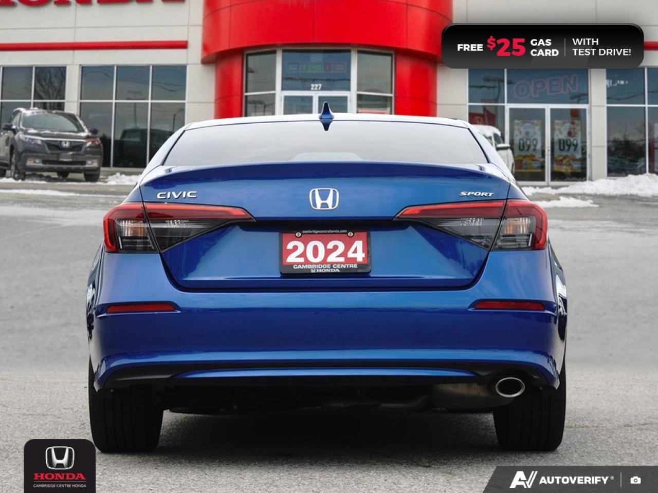 2024 Honda Civic Sport HONDA SENSING TECHNOLOGIES | REARVIEW CAMERA | APPLE CARPLAY™/ANDROID AUTO™ Photo