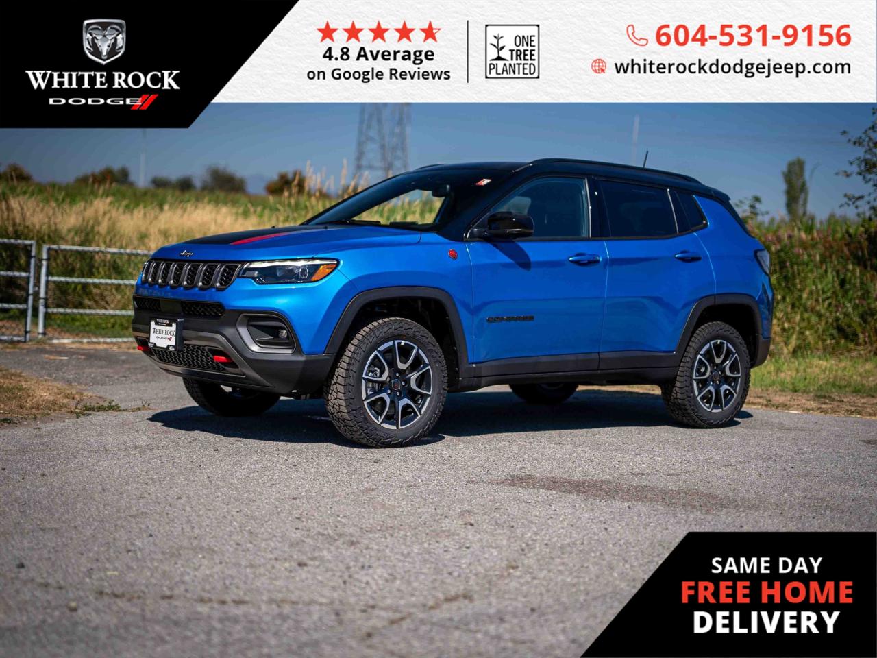 New 2025 Jeep Compass Trailhawk for sale in Surrey, BC