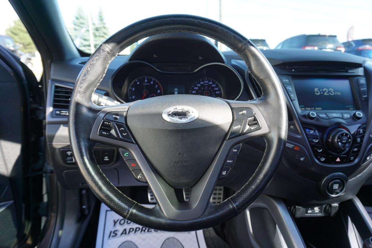 2016 Hyundai Veloster TURBO 6Speed CERTIFIED *HYUNDAI MAINTAIN* CAMERA NAV BLUETOOTH LEATHER HEATED SEATS PANO ROOF CRUISE ALLOYS - Photo #10