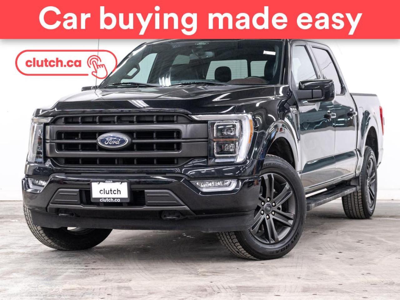 Used 2021 Ford F-150 Lariat SuperCrew 5 1/2 ft 4x4 w/ Apple CarPlay & Android Auto, Nav, Heated Steering Wheel for sale in Toronto, ON