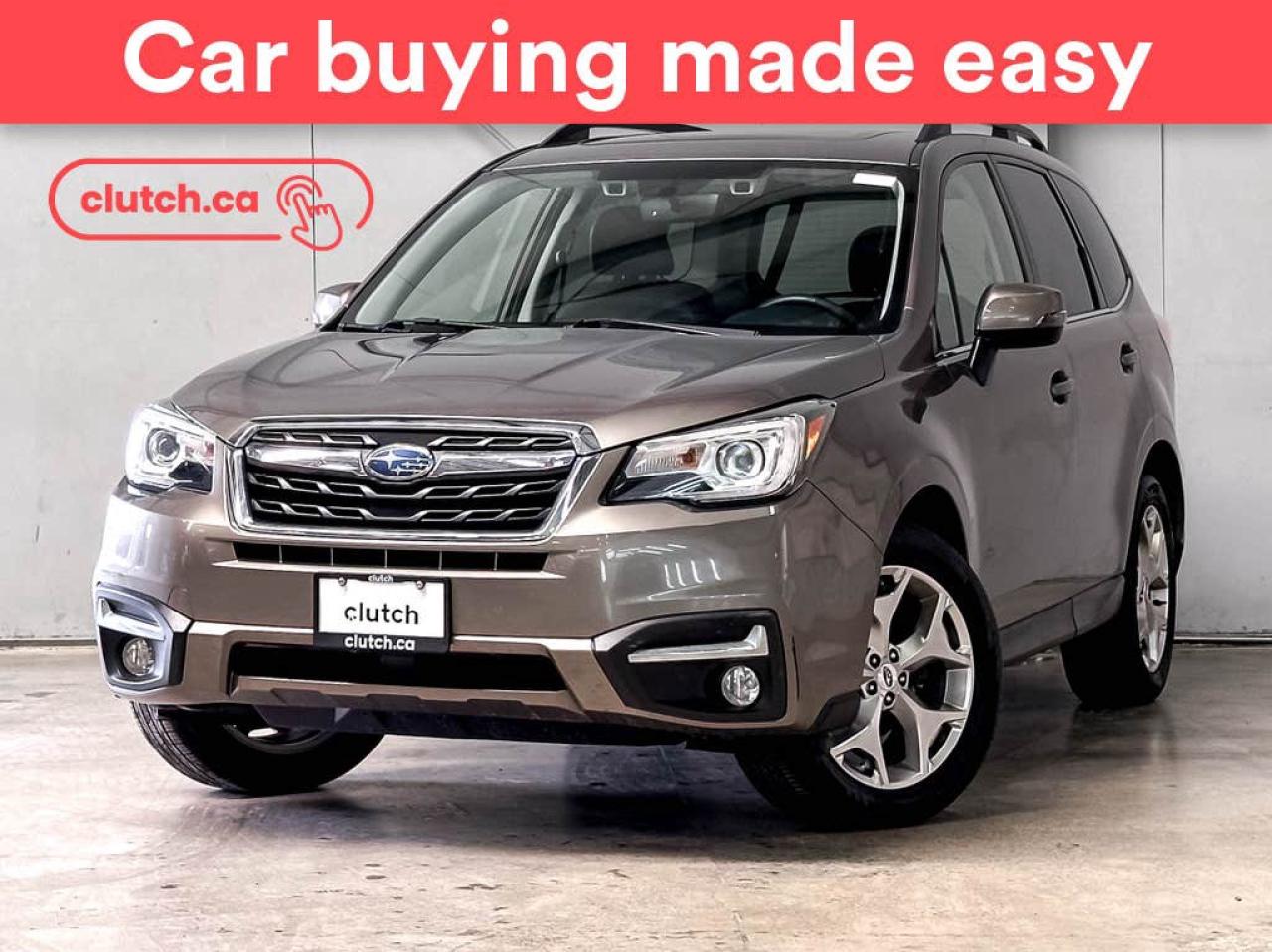 Used 2018 Subaru Forester Limited w/ EyeSight Pkg. w/ Nav, Heated Front Seats, Rearview Cam for sale in Toronto, ON