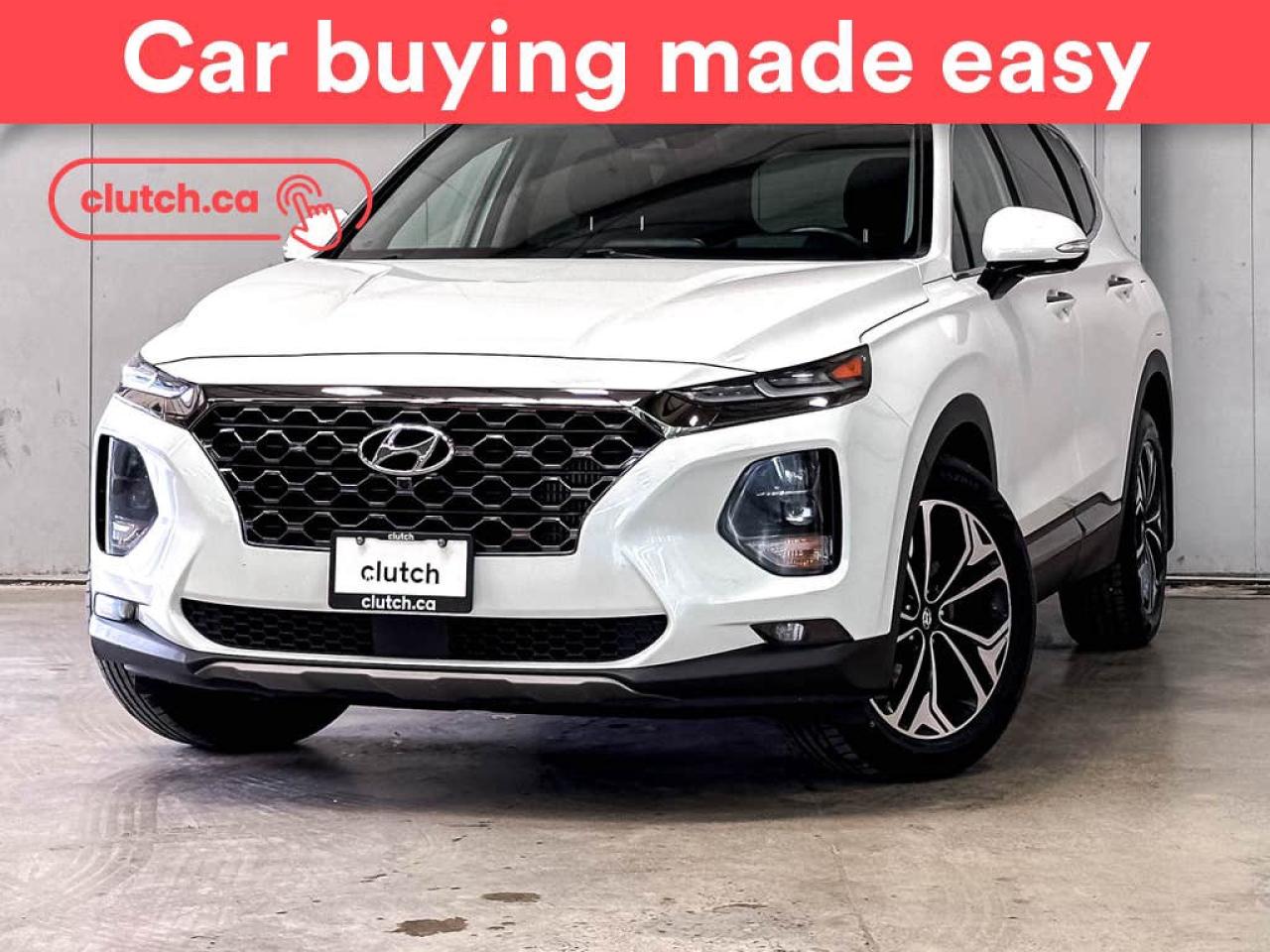 Used 2020 Hyundai Santa Fe Ultimate AWD w/ Apple CarPlay, Heated Front Seats, Rearview Cam for sale in Toronto, ON