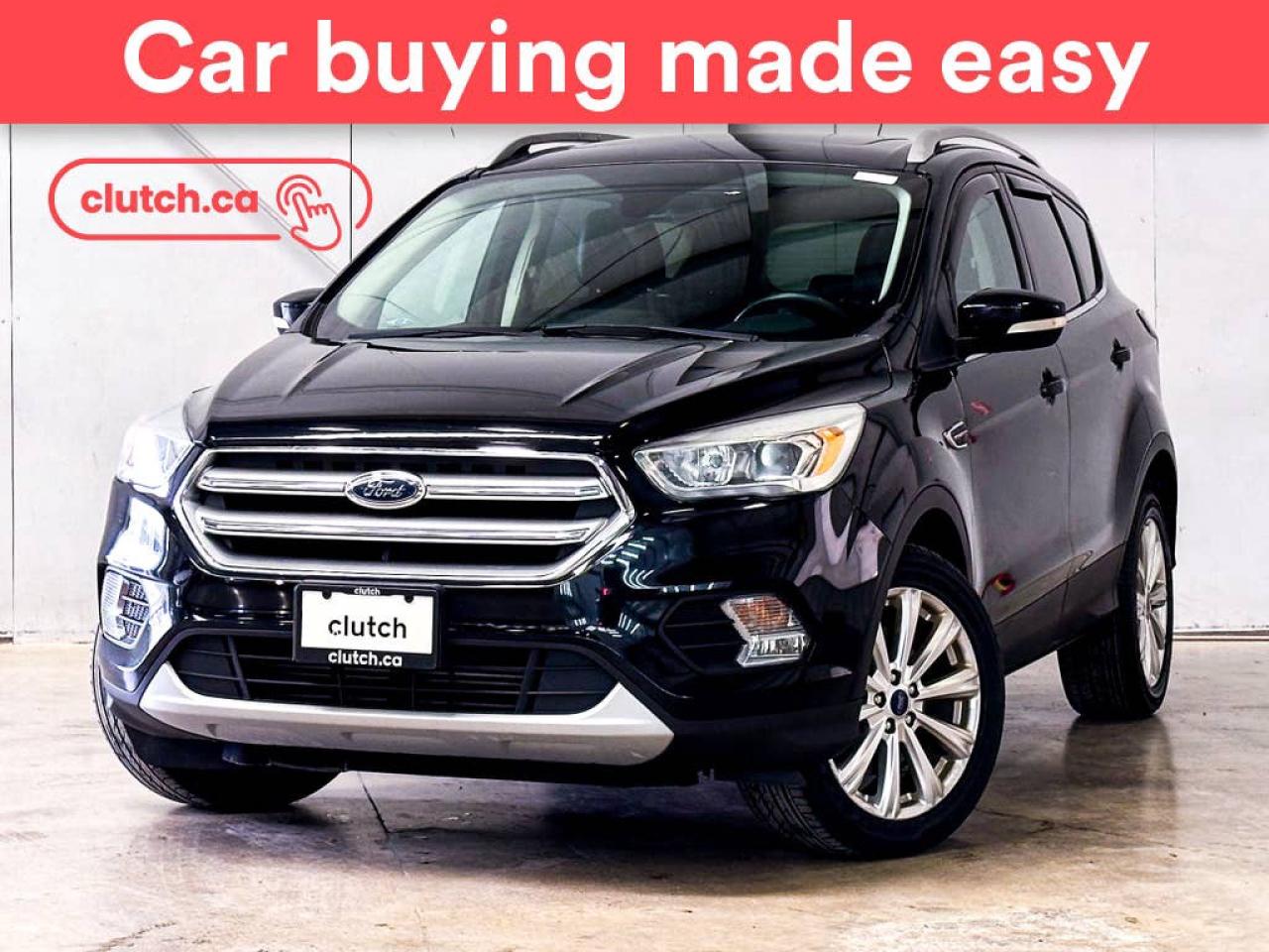 Used 2017 Ford Escape Titanium 4WD w/ Apple CarPlay, Heated Front Seats, Rearview Cam for sale in Toronto, ON
