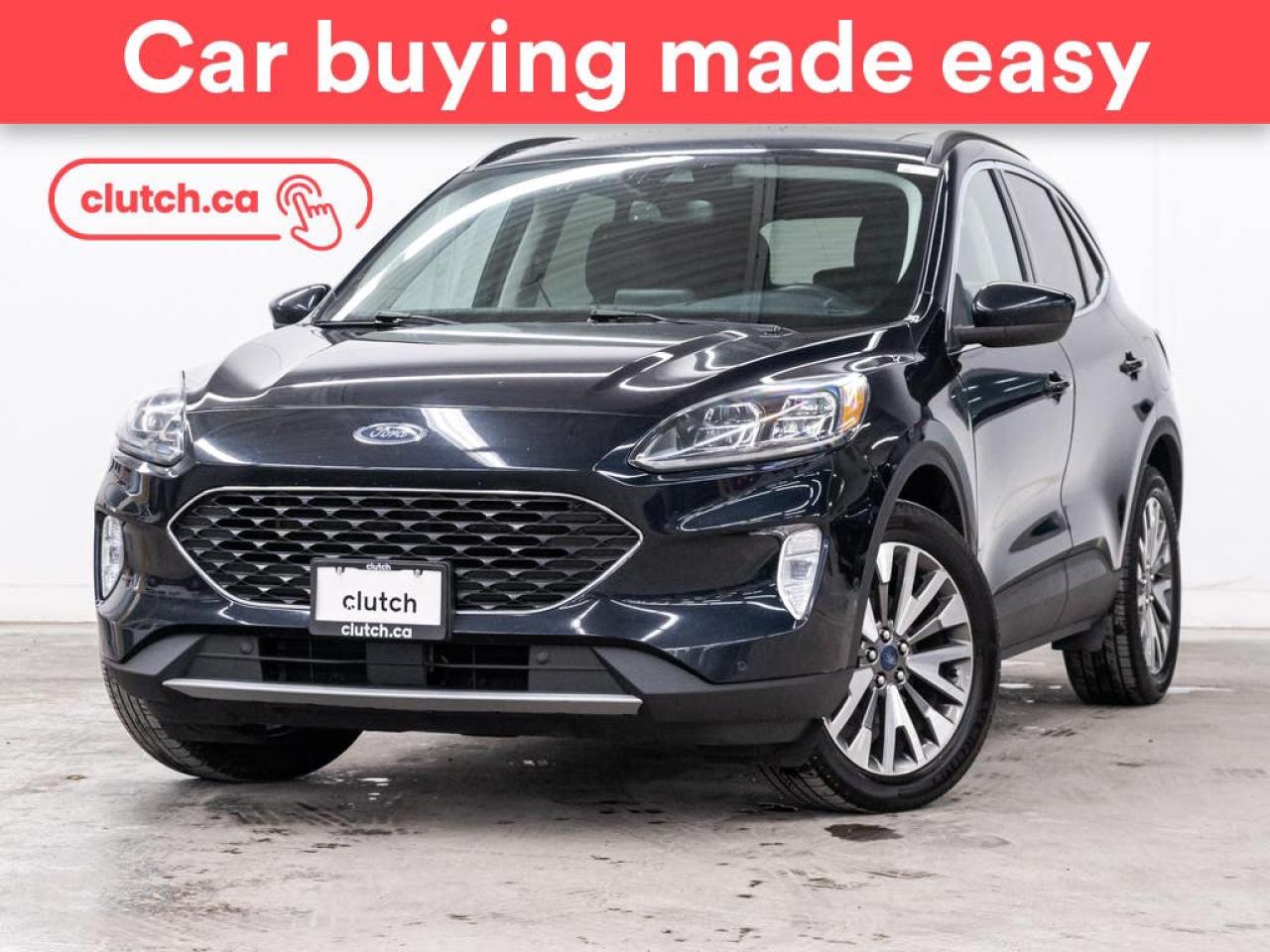 Used 2021 Ford Escape Titanium Hybrid AWD w/ Apple CarPlay & Android Auto, Front Heated Seats, Rearview Cam for sale in Toronto, ON