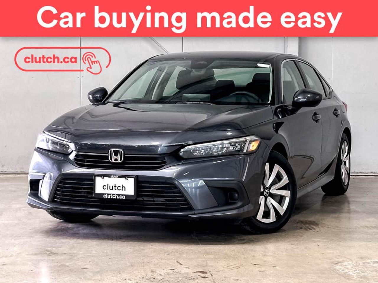Used 2022 Honda Civic LX w/ Apple CarPlay, Heated Front Seats, Rearview Cam for sale in Toronto, ON