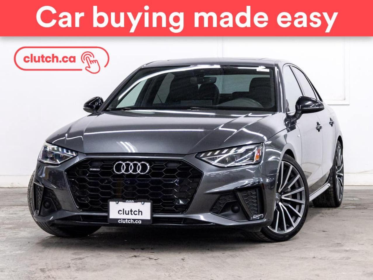 Used 2021 Audi A4 Progressiv AWD w/Apple Carplay & Android Auto, Heated Front Seats, Backup Cam for sale in Toronto, ON