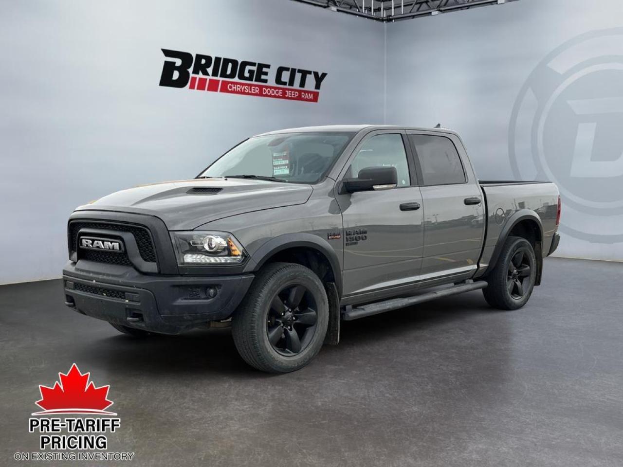 Used 2022 RAM 1500 Classic SLT Ceramic Grey Warlock Edition - Side Steps - Navigation - 3.92 Rear Towing - Tonneau Cover - Remote Start for sale in Lethbridge, AB