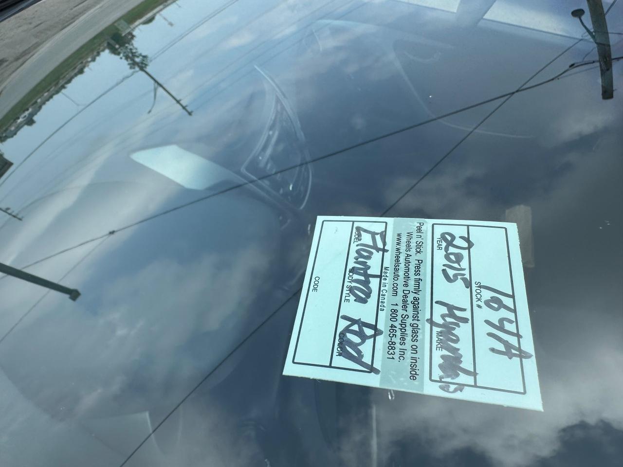 2015 Hyundai Elantra GLS, MANUAL, NO ACCIDENT, ONLY 198KMS, AS IS - Photo #17