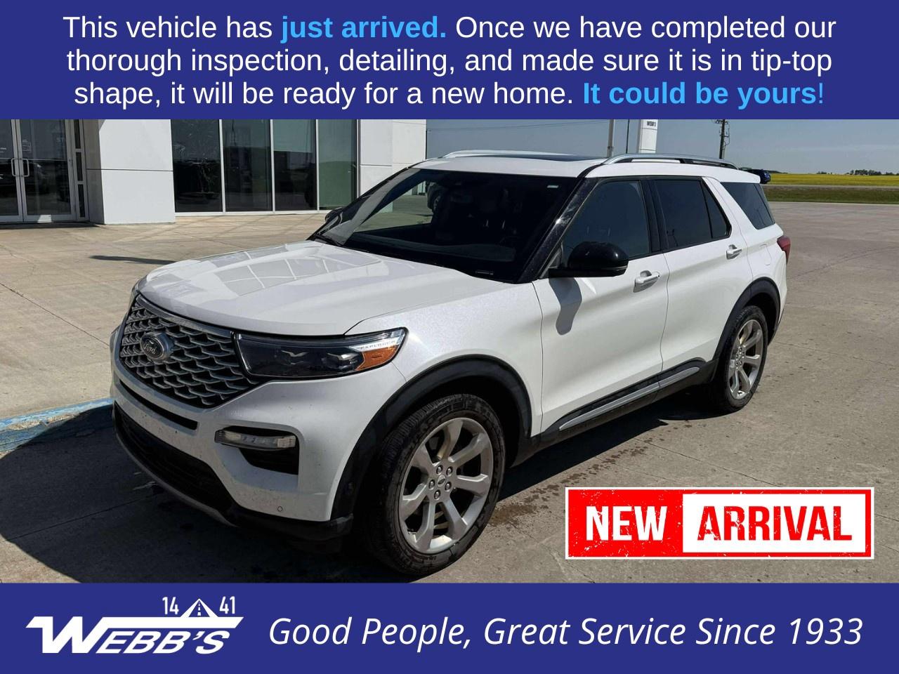 Used 2020 Ford Explorer Platinum 4wd for sale in Wainwright, AB