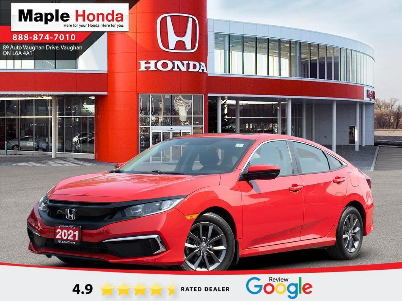 Used 2021 Honda Civic Sedan Auto Start| Honda Sensing| Car Play| Android Auto for sale in Vaughan, ON
