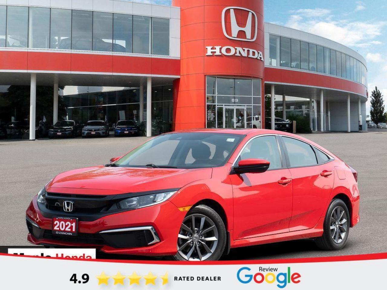 Used 2021 Honda Civic Sedan Auto Start| Honda Sensing| Car Play| Android Auto for sale in Vaughan, ON