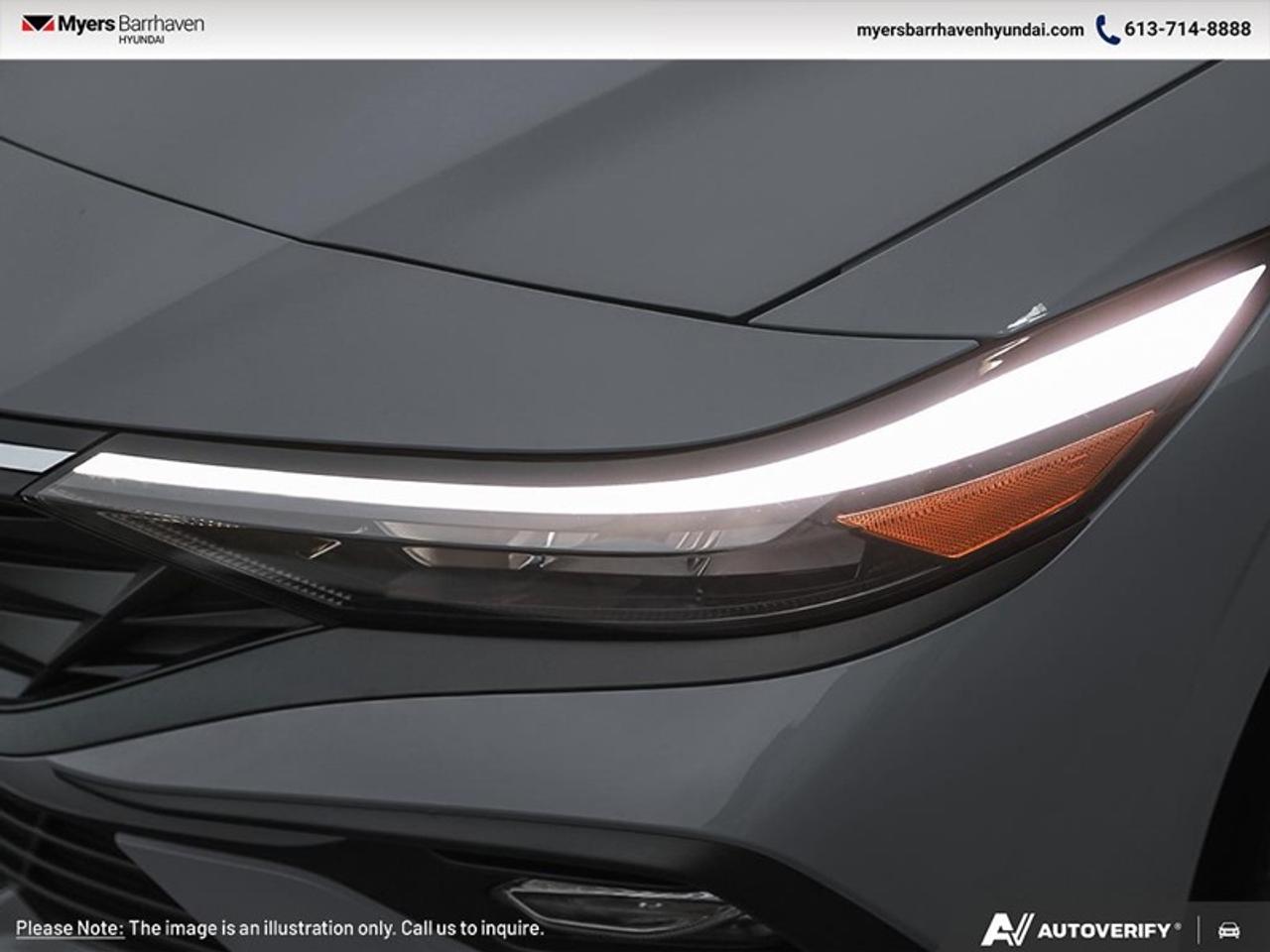 2025 Hyundai Elantra Luxury IVT  - Premium Audio - $218 B/W Photo