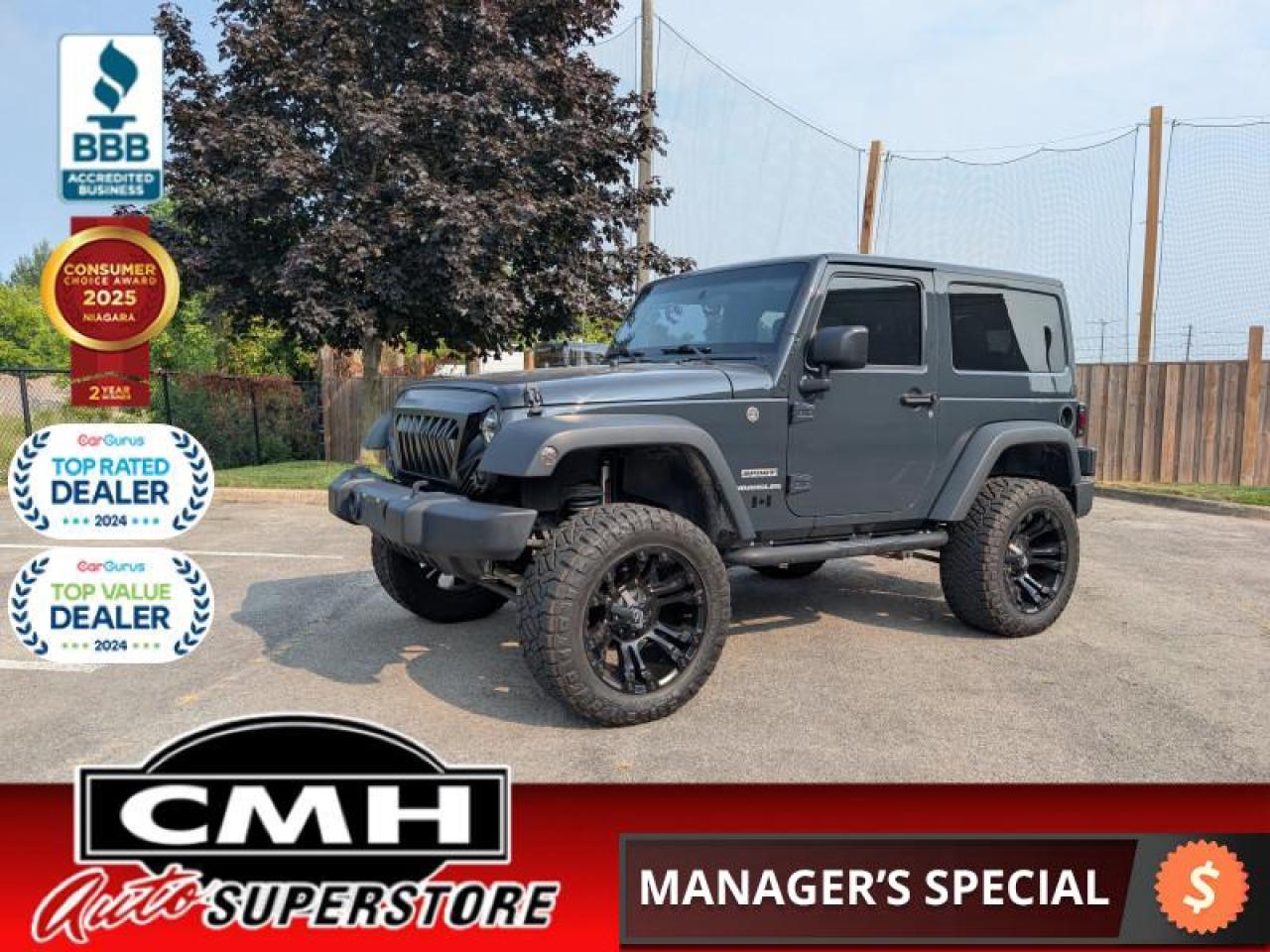 2017 Jeep Wrangler Sport  **VERY LOW MILEAGE**