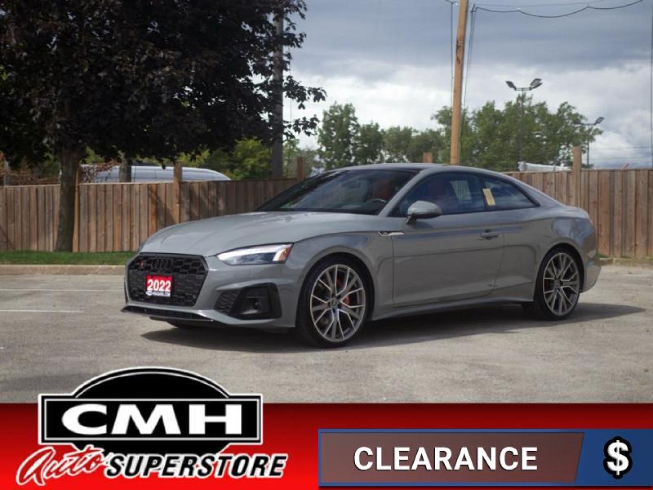 Used 2022 Audi S5 Coupe Technik 3.0 TFSI quattro  **RED LEATHER** for sale in St. Catharines, ON