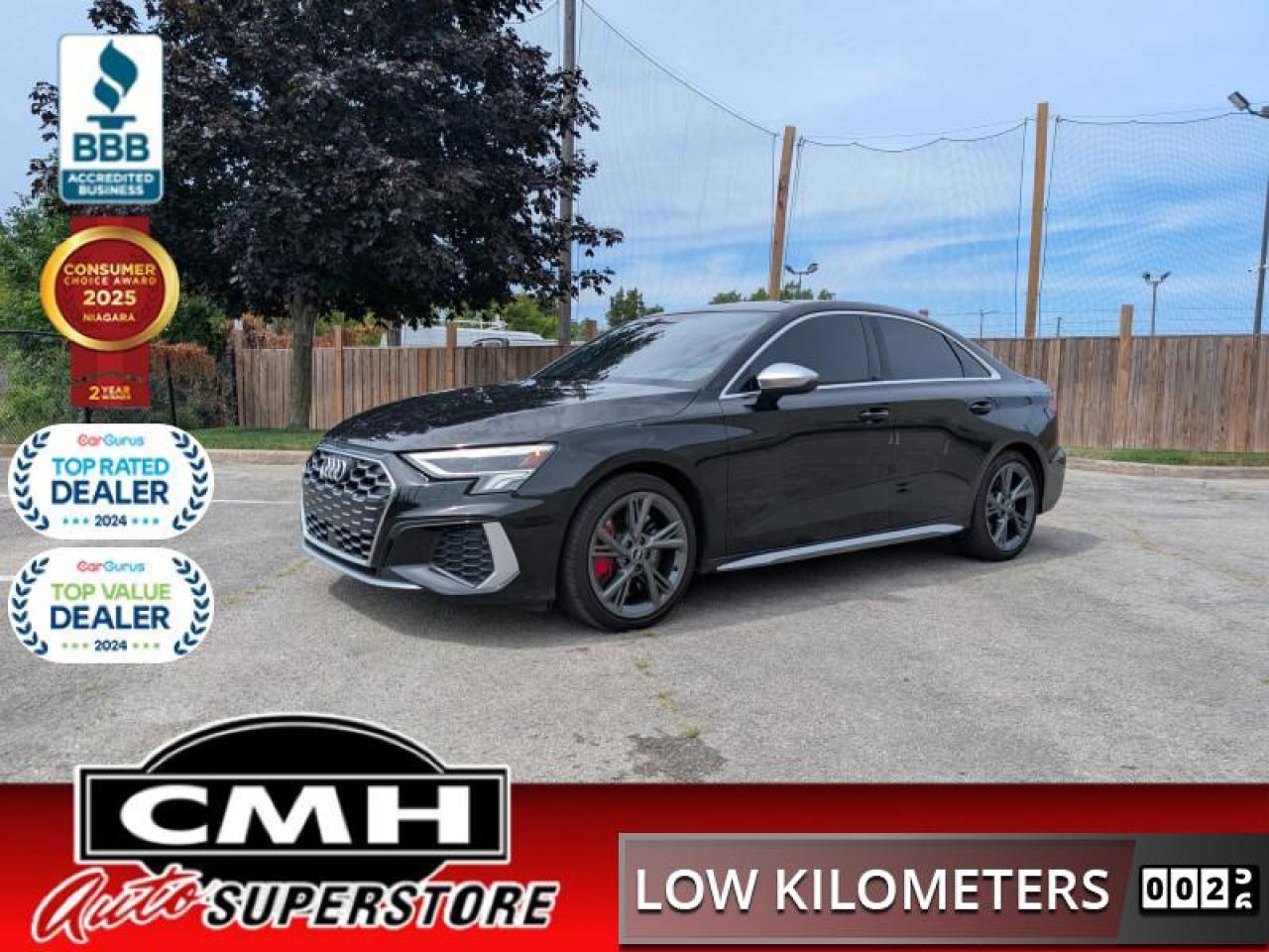 2022 Audi S3 Sedan 2.0 Komfort  **LOW KMS - SUNROOF**