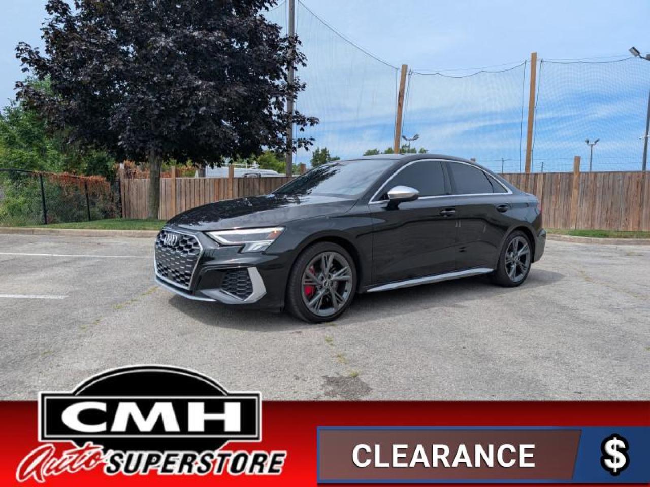 Used 2022 Audi S3 Sedan 2.0 Komfort  **LOW KMS - SUNROOF** for sale in St. Catharines, ON