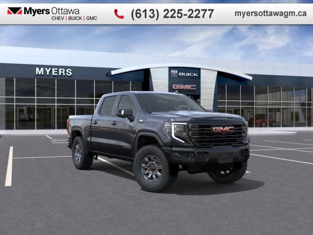 New 2025 GMC Sierra 1500 AT4X  AT4X, 3.0 DURAMAX, CREW, 1500 IN STOCK for sale in Ottawa, ON