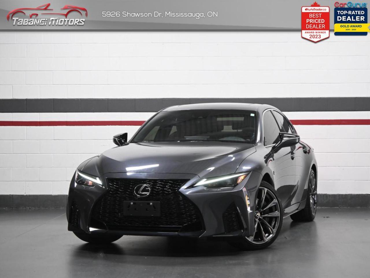Used 2022 Lexus IS 300  F SPORT No Accident Red Leather Navigation Sunroof for sale in Mississauga, ON