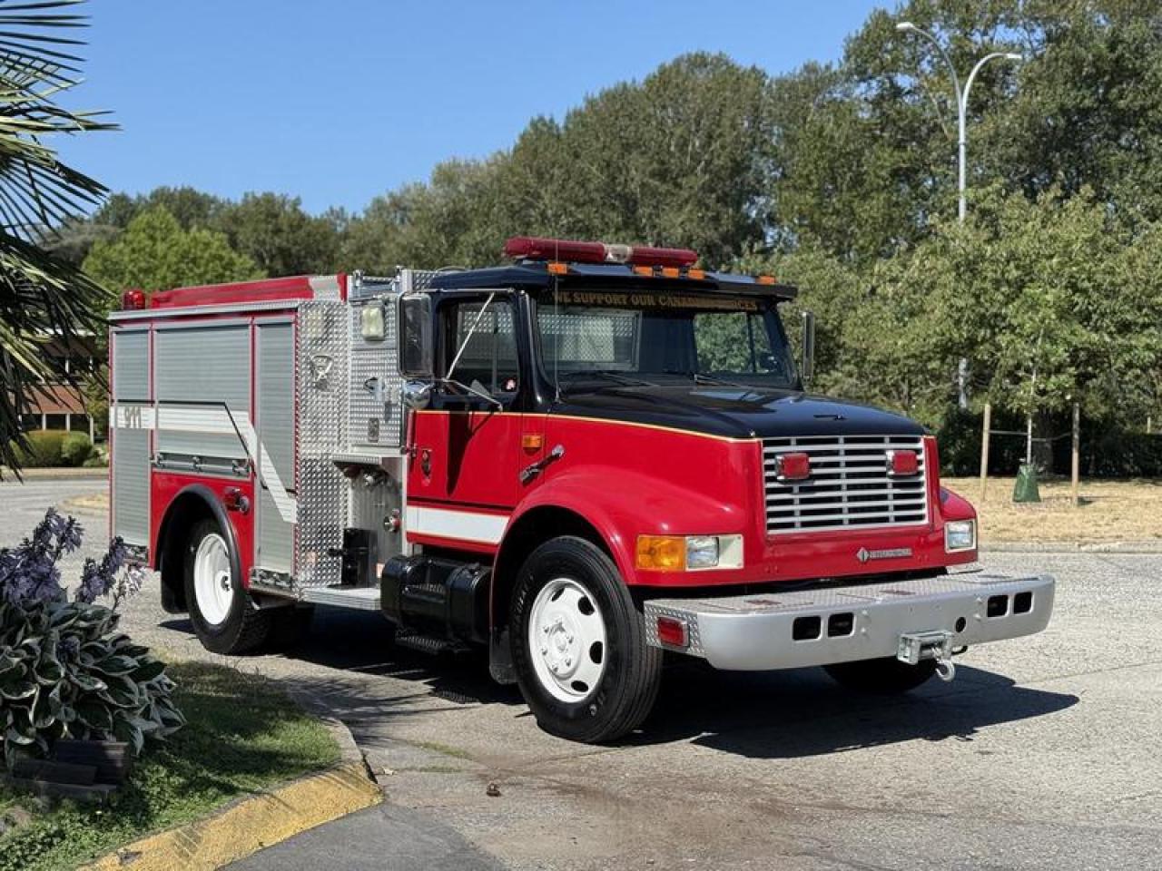 Used 1991 International 4600 HALE Pumper Firetruck for sale in Burnaby, BC