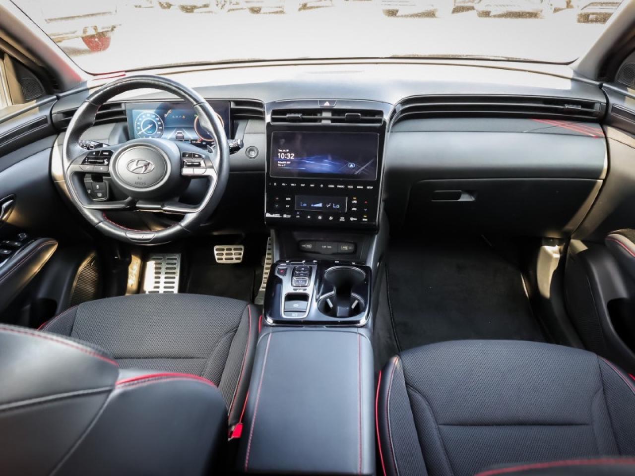 2024 Hyundai Tucson Hybrid N-Line  - Sunroof -  Cooled Seats - $247 B/W Photo