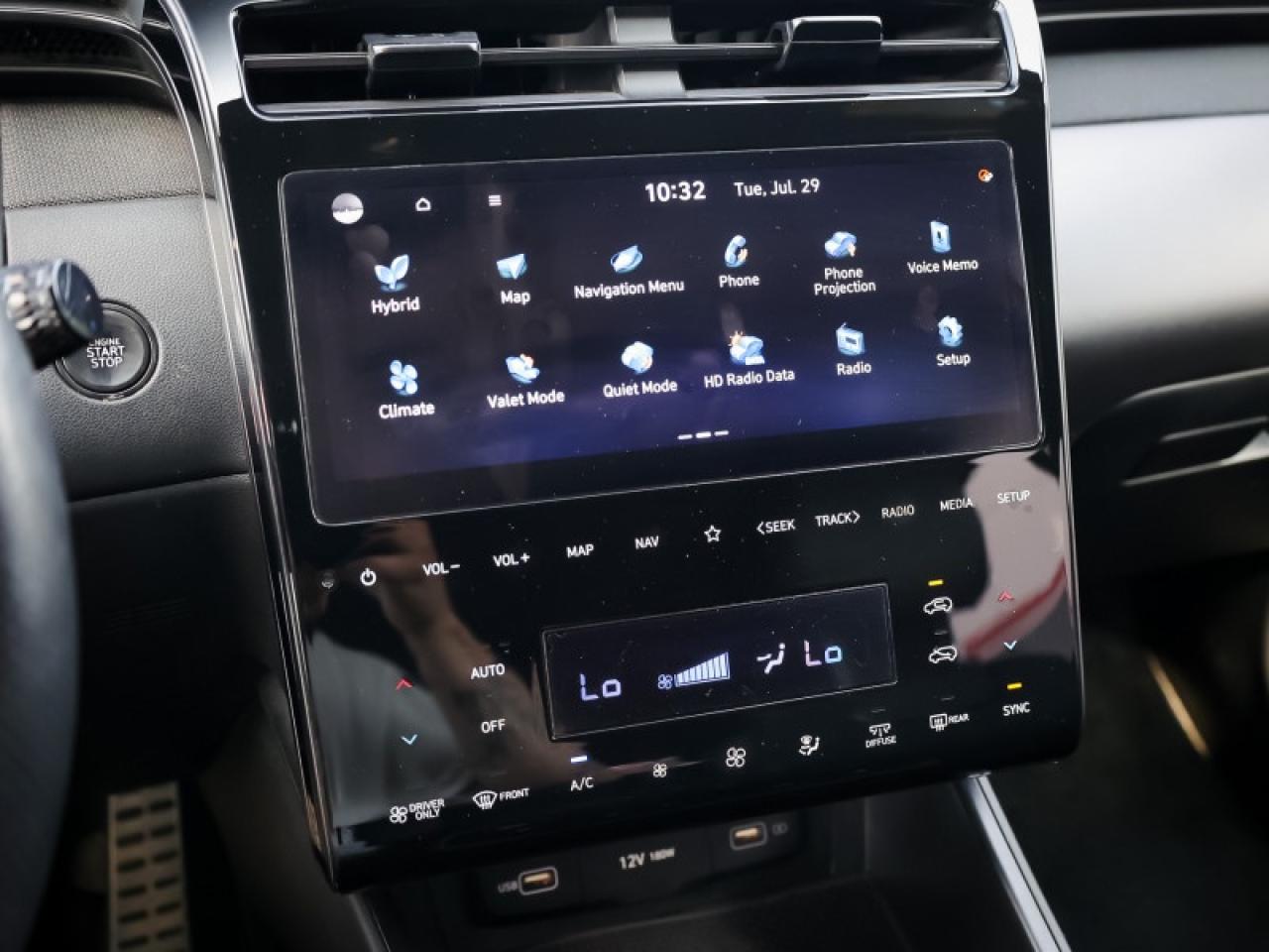 2024 Hyundai Tucson Hybrid N-Line  - Sunroof -  Cooled Seats - $247 B/W Photo