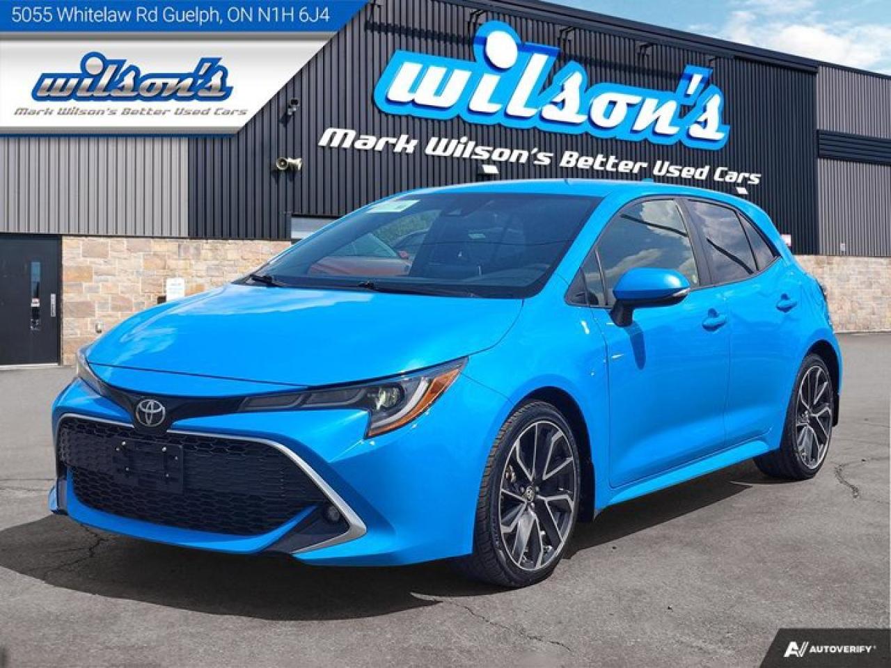 Used 2019 Toyota Corolla Hatchback XSE | Leather Trim | Nav | CarPlay + Android | Power Seat | Heated Seats | New Tires | for sale in Guelph, ON