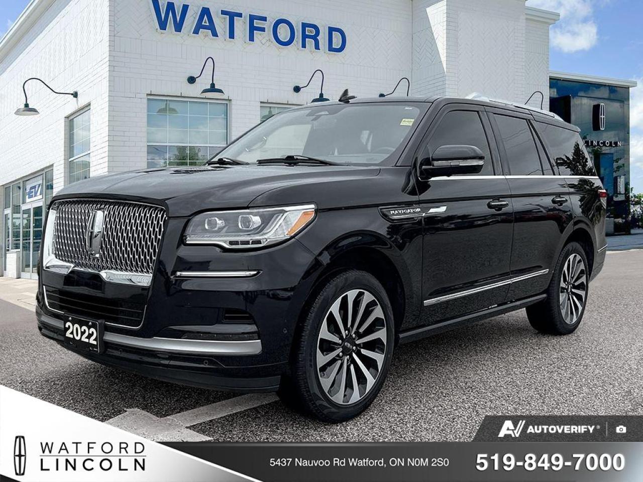 Used 2022 Lincoln Navigator Reserve 4x4 for sale in Watford, ON