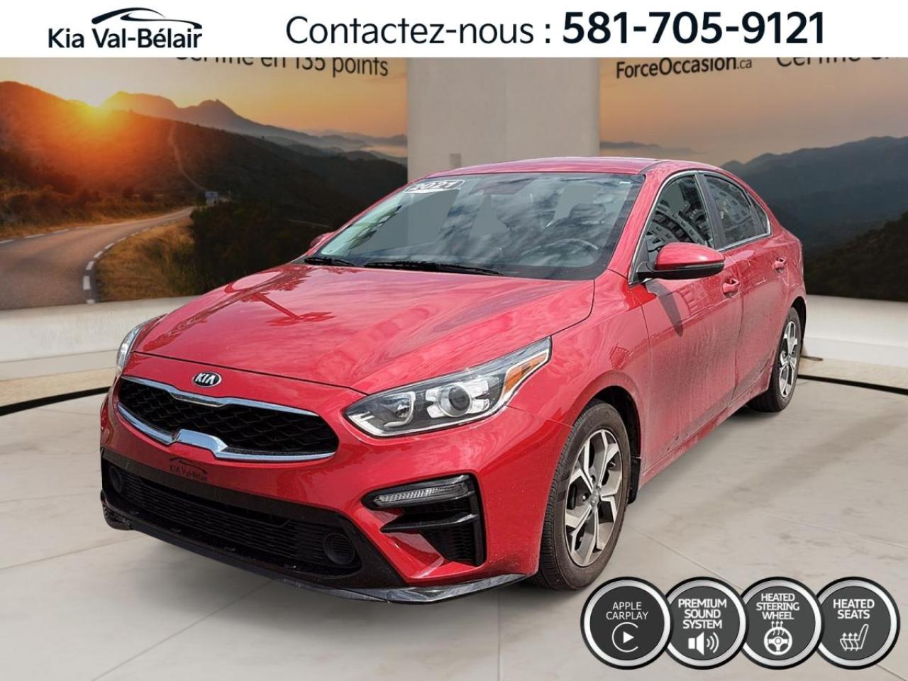 Used 2021 Kia Forte EX * BLUETOOTH * SIEGE CHAUFF * CRUISE * A/C for sale in Québec, QC