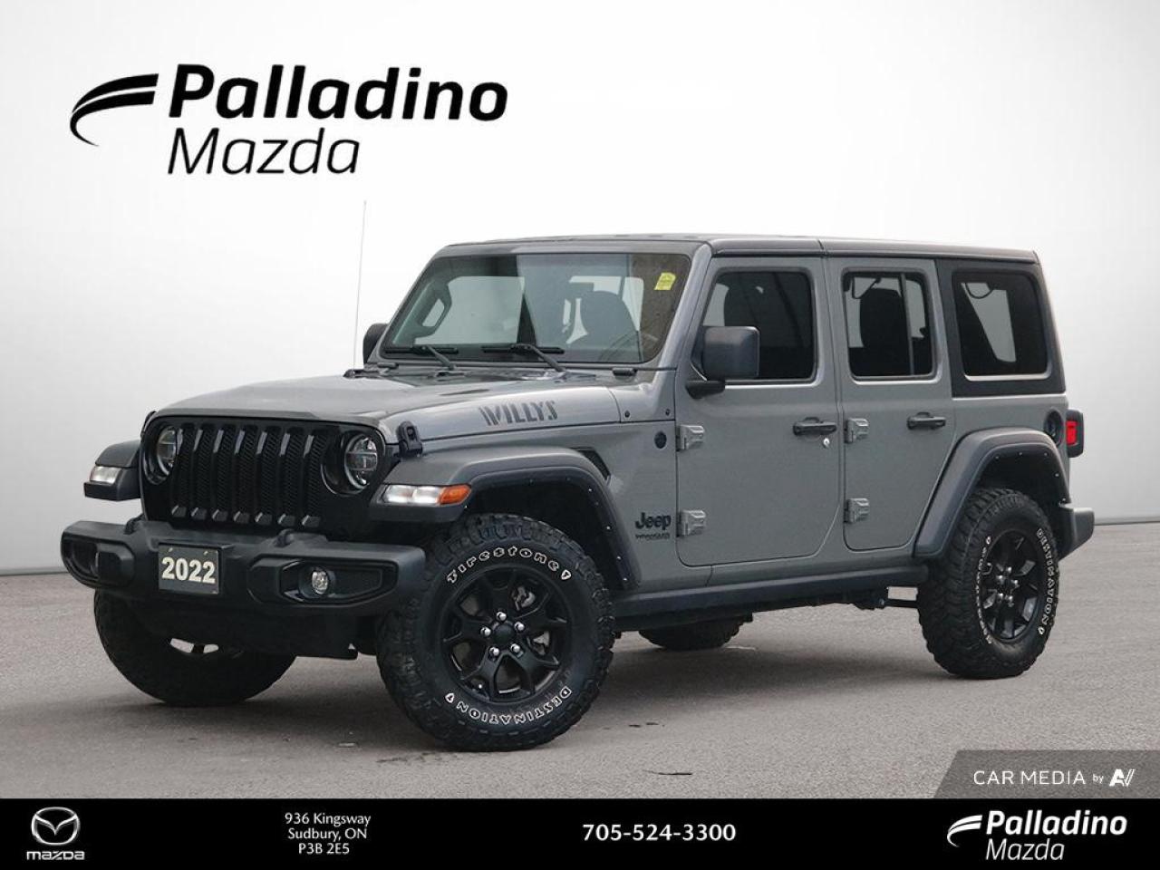 Used 2022 Jeep Wrangler Unlimited Willys for sale in Greater Sudbury, ON
