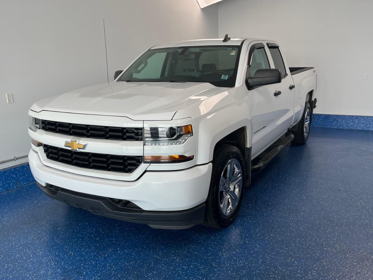 Used 2018 Chevrolet Silverado 1500 Double Cab Standard Box 4-Wheel Drive Custom for sale in Truro, NS
