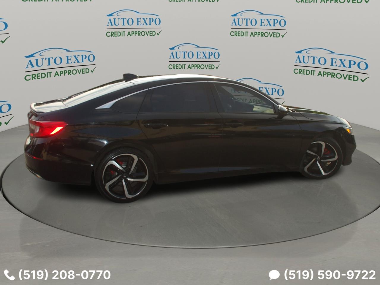 2018 Honda Accord Sport,Certified,Auto,A/C,Tinted,Black on Black,Fog Photo