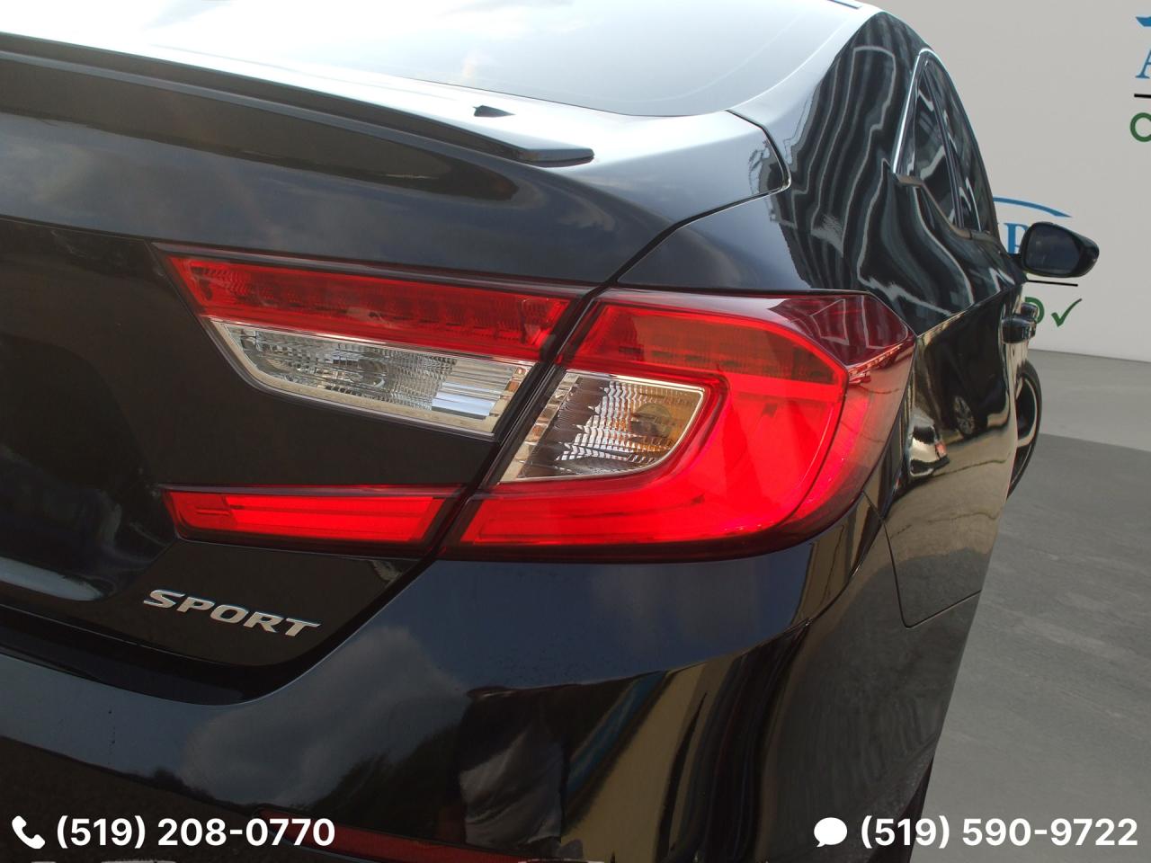 2018 Honda Accord Sport,Certified,Auto,A/C,Tinted,Black on Black,Fog Photo